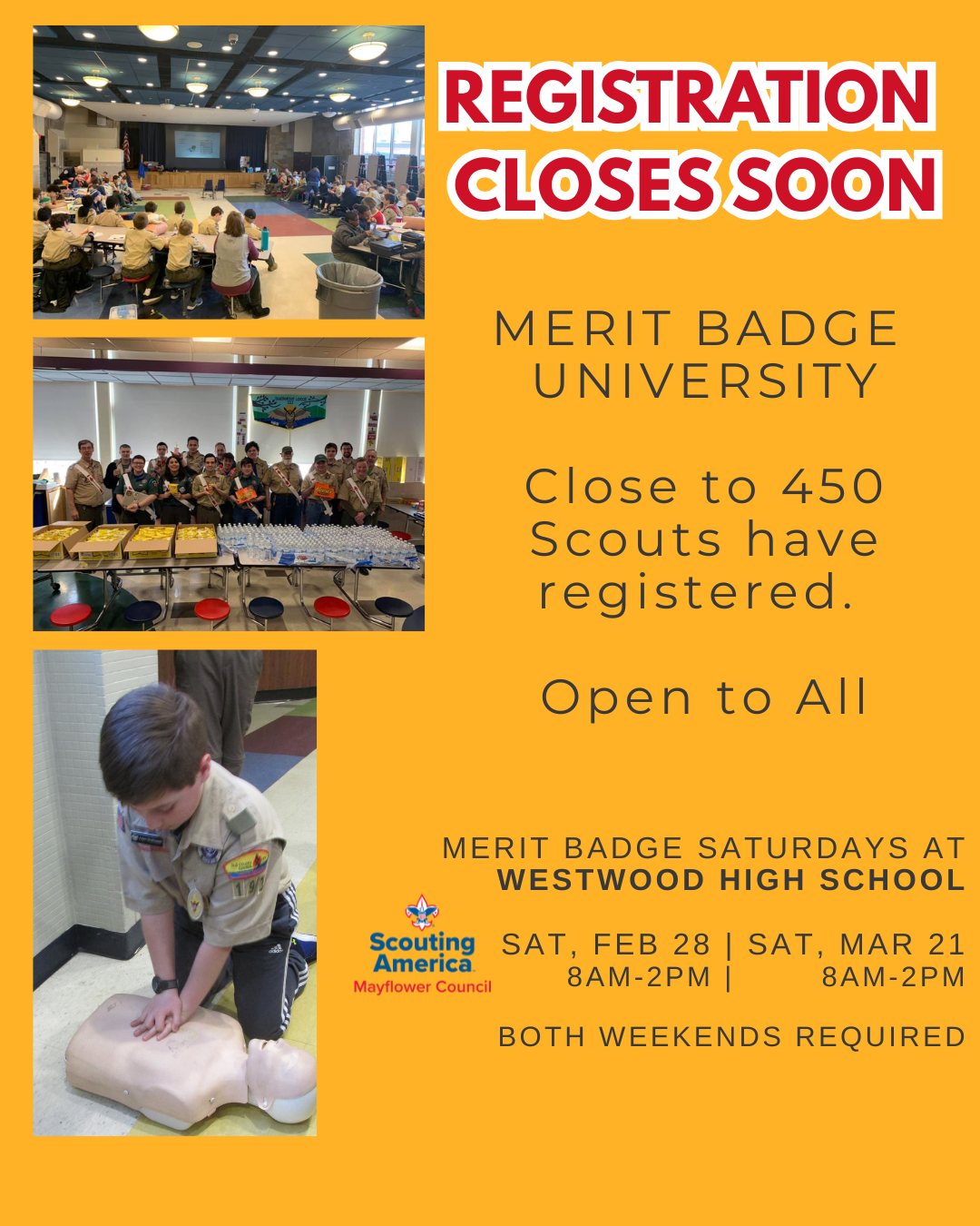 Are you? 🎓🌲 Merit Badge University... - Mayflower Council | Facebook