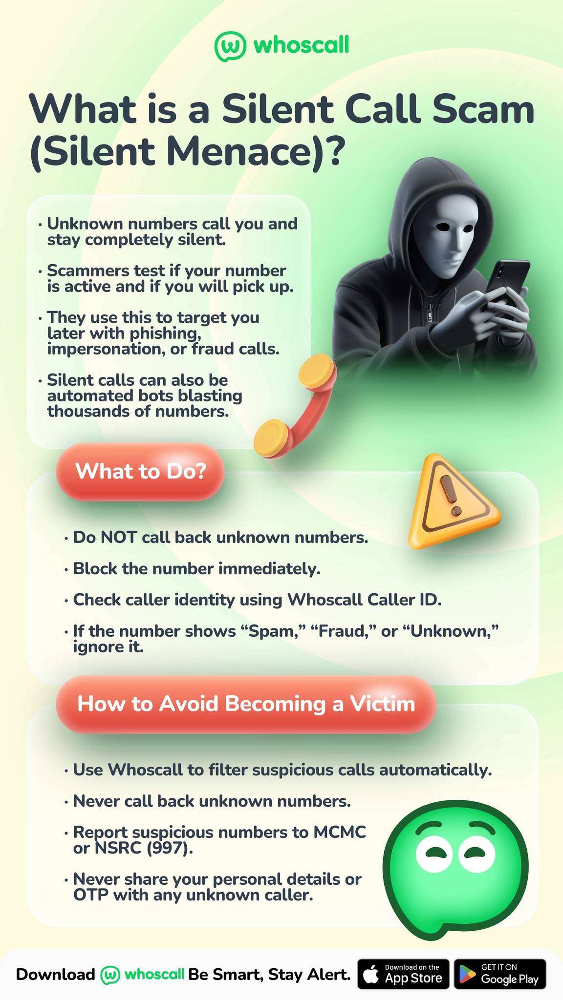 Whoscall - Silent Call Scam Alert Getting calls with... | Facebook