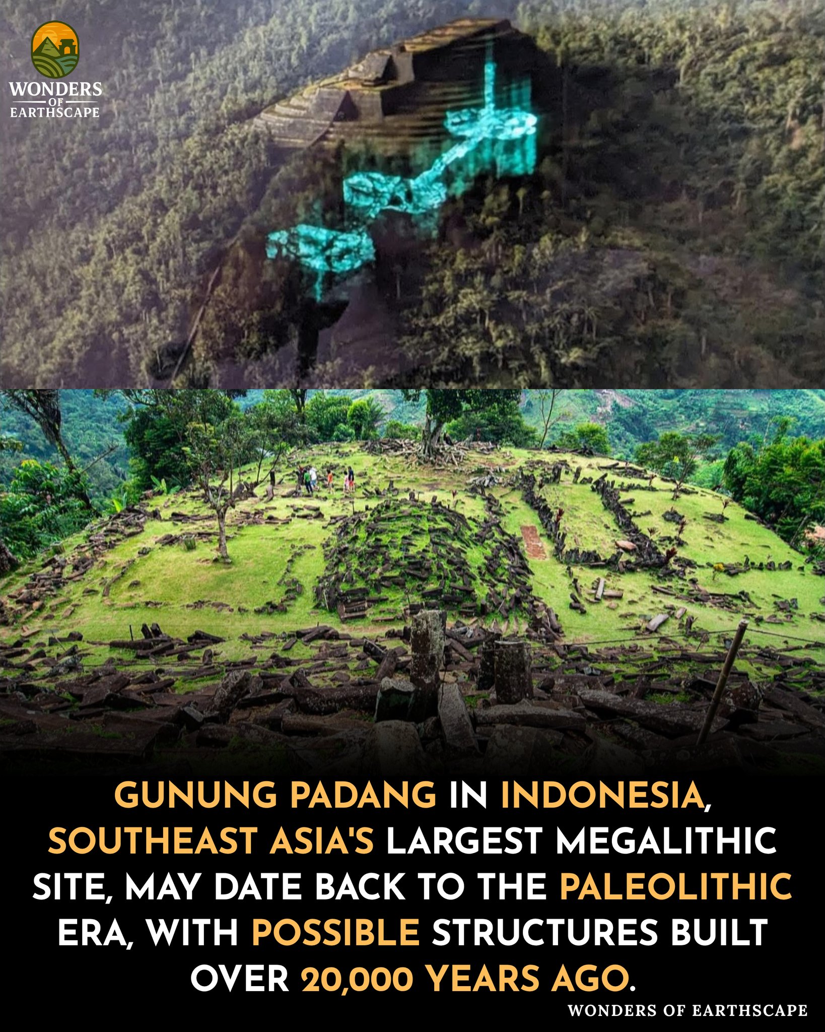 Wonders - Gunung Padang, located in West Java, Indonesia, is an ...