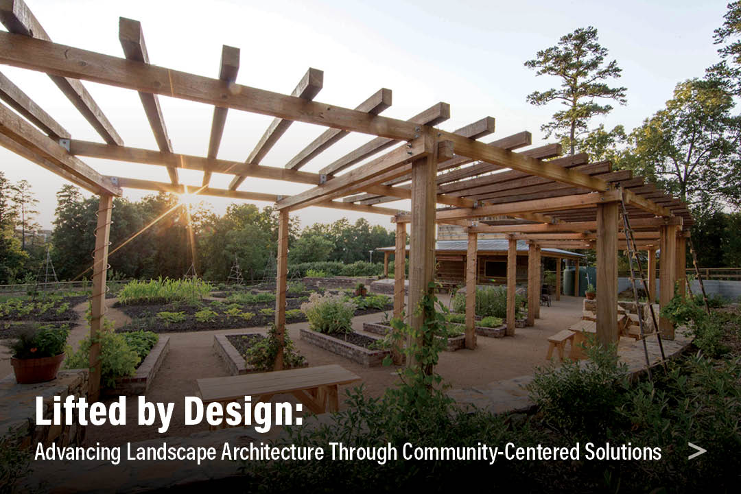 ISG - Playgrounds, plazas, wetlands, and corridors. Landscape ...