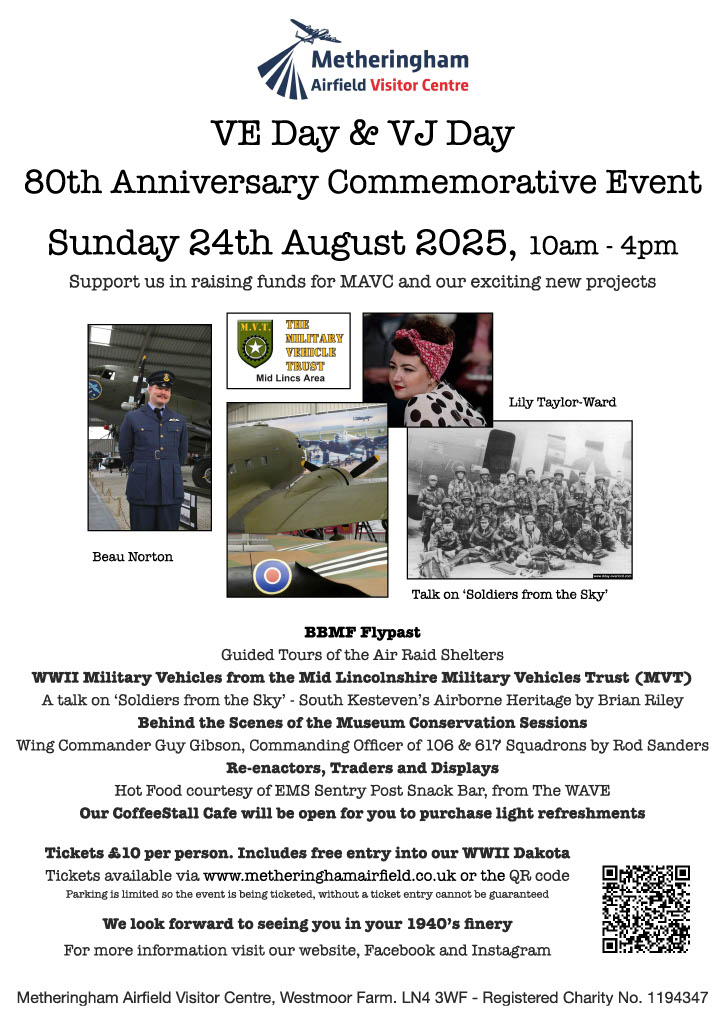 Airscene - Metheringham Airfield Visitor Centre VE Day & VJ Day 80th ...