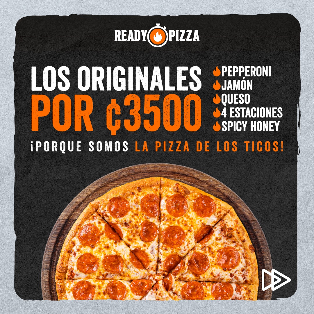 Ready - ¡Nueva Italian Ranch! Pepperoni, salchicha italiana y salsa ...