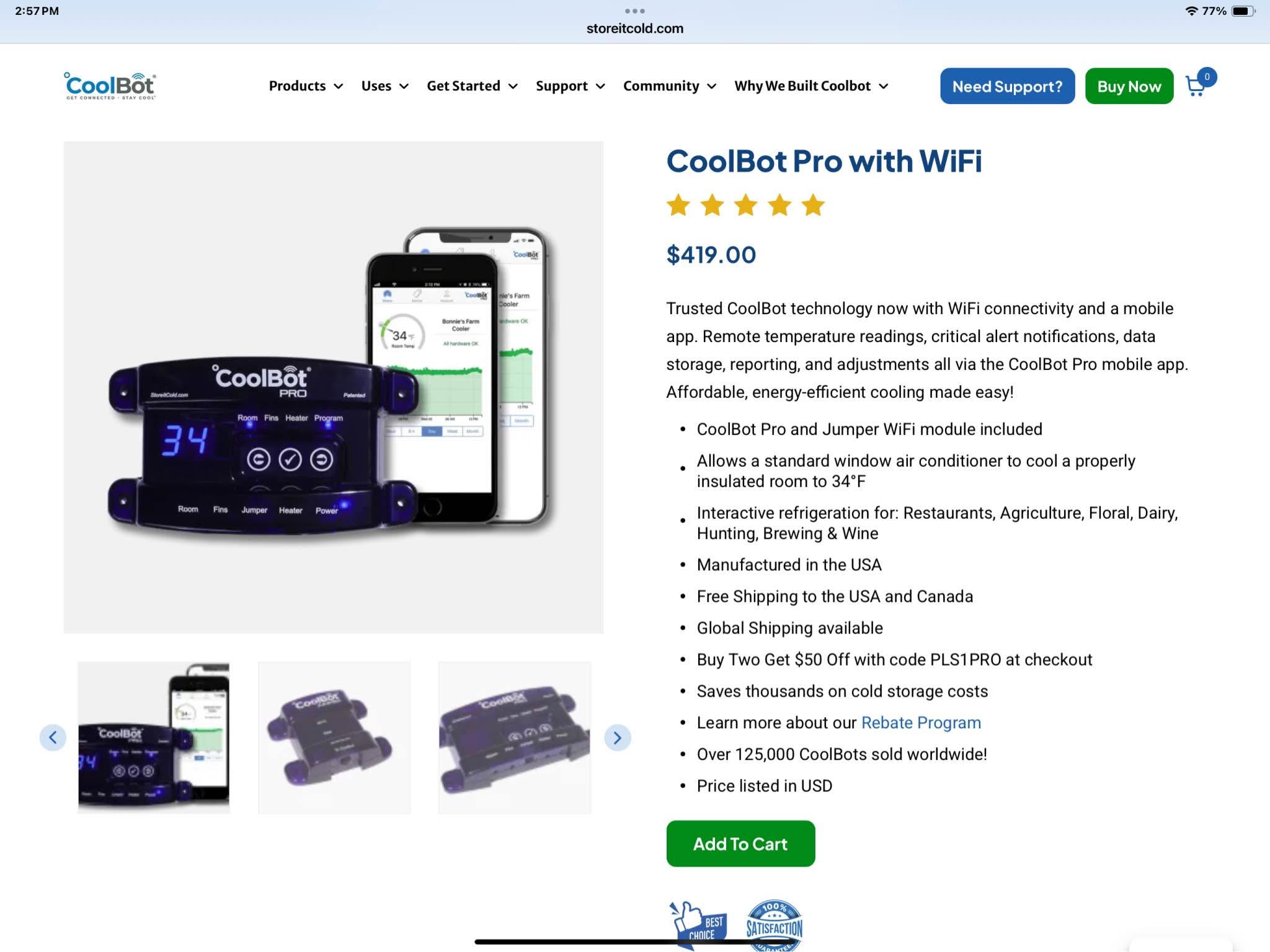 CoolBot Pro with WiFi - Air Conditioners - Palm Harbor, Florida ...
