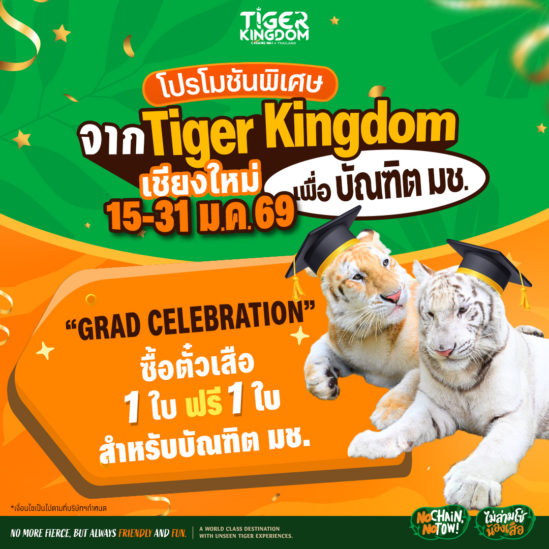 ยี่เป็งนี้ไม่มีเหงา... - Tiger Kingdom Chiang Mai | Facebook