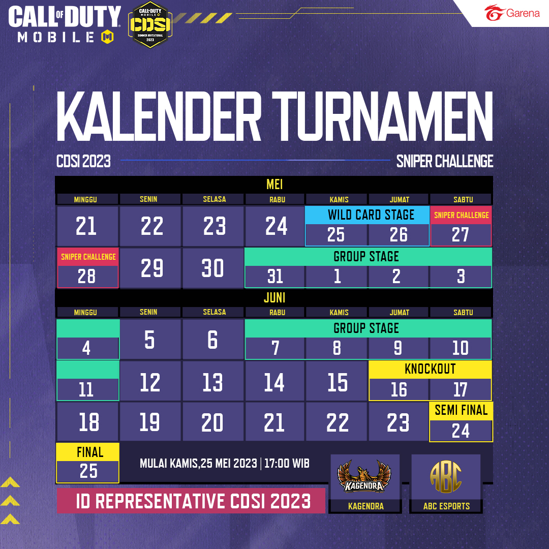 Catat tanggal penting ini... - Garena Call of Duty Mobile