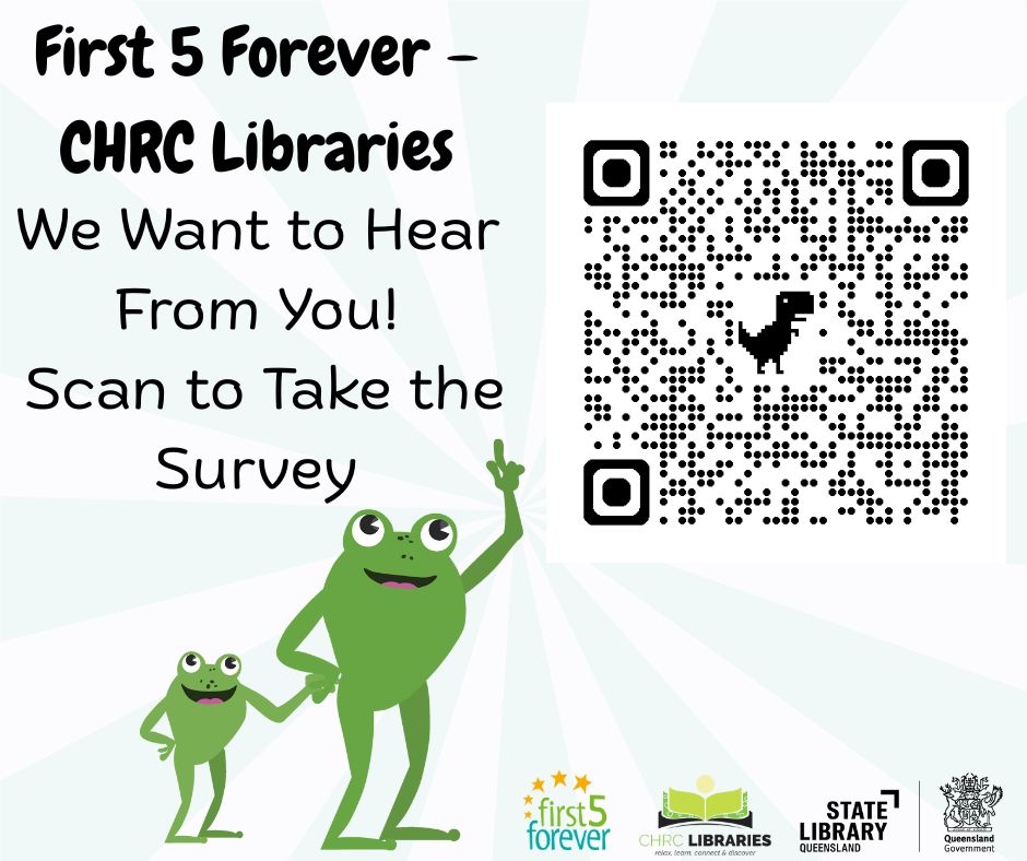 CHRC Libraries - ⏰ Last chance! Our First 5 Forever survey... | Facebook