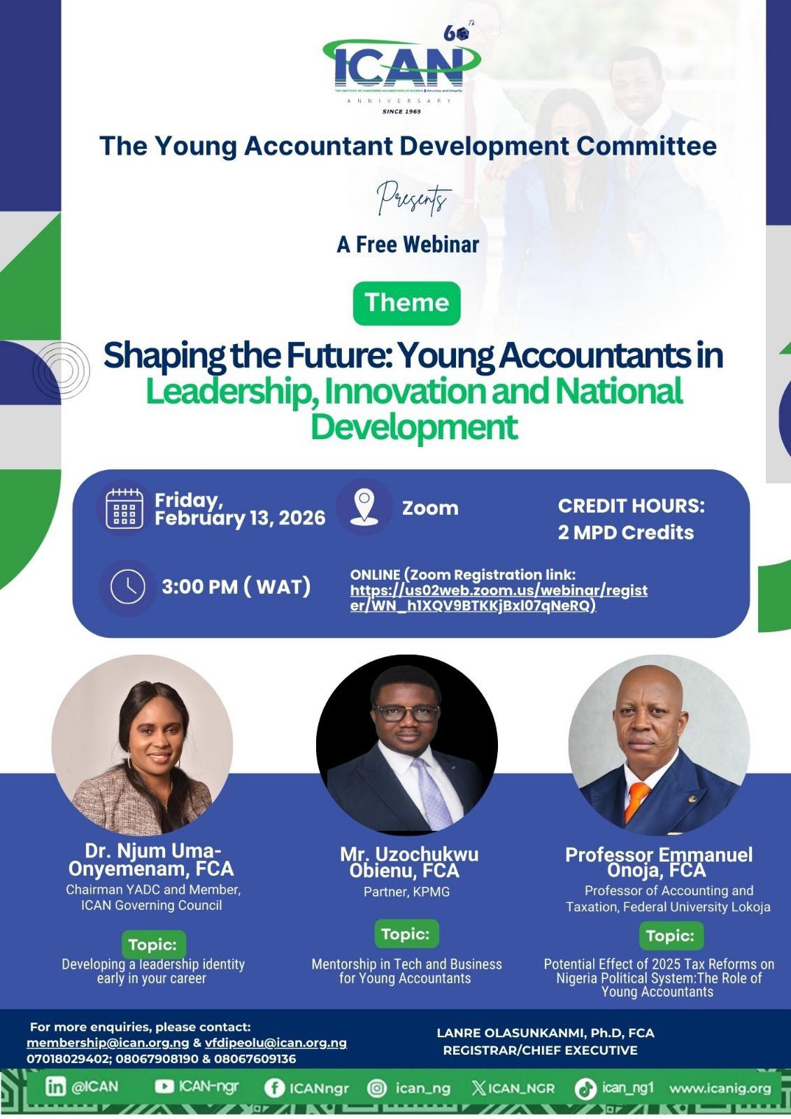 Y... - The Institute of Chartered Accountants of Nigeria, ICAN | Facebook