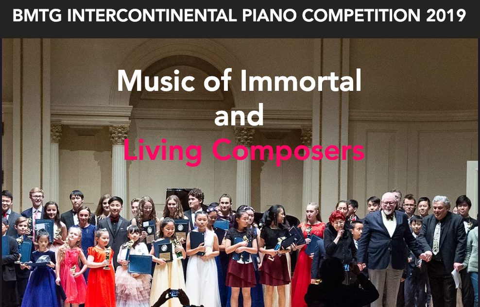 BMTG 8th Intercontinental Music Competition Winners Concerts