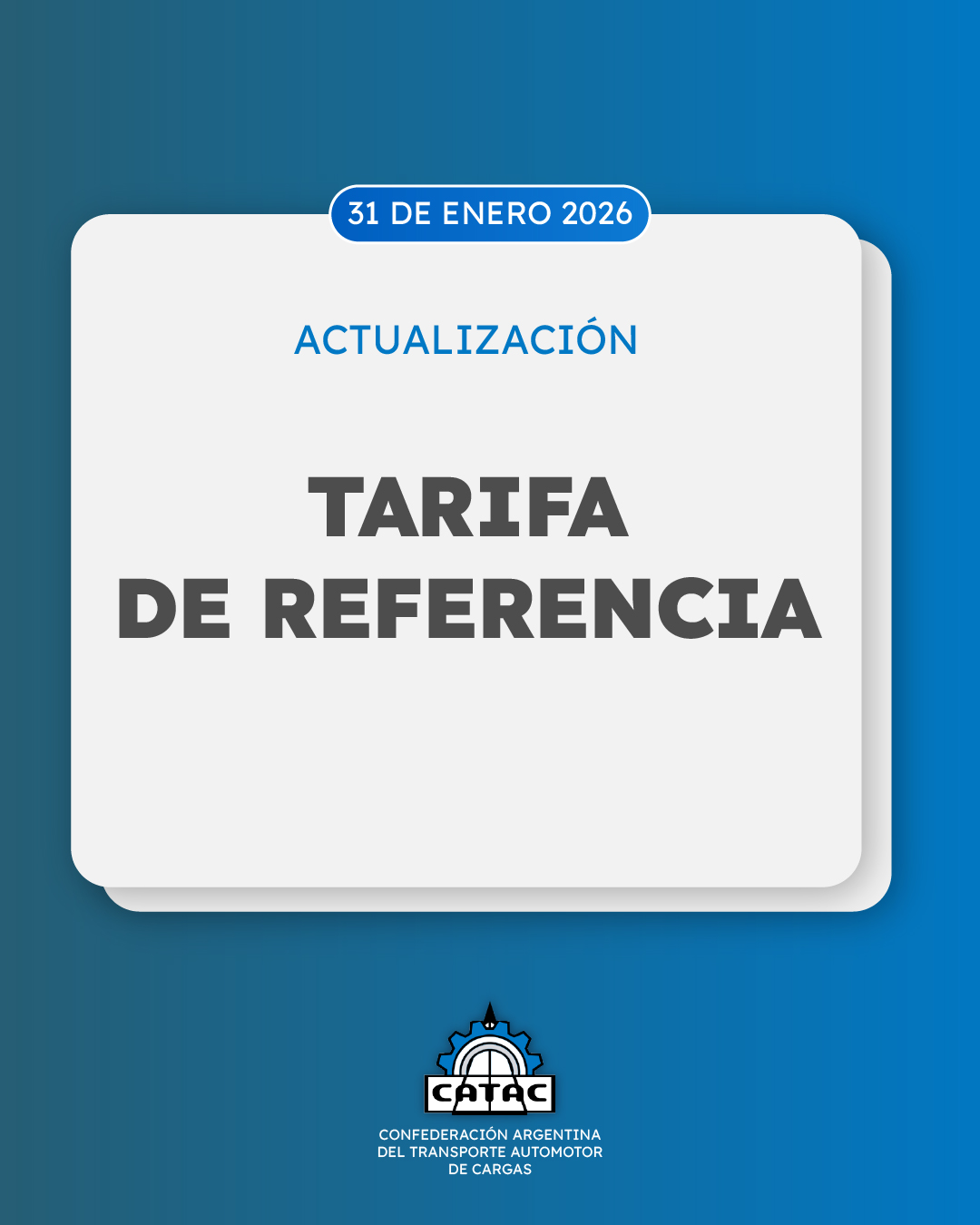 CATAC - 📄 | NUEVO CUADRO TARIFARIO DE REFERENCIA - ENERO... | Facebook