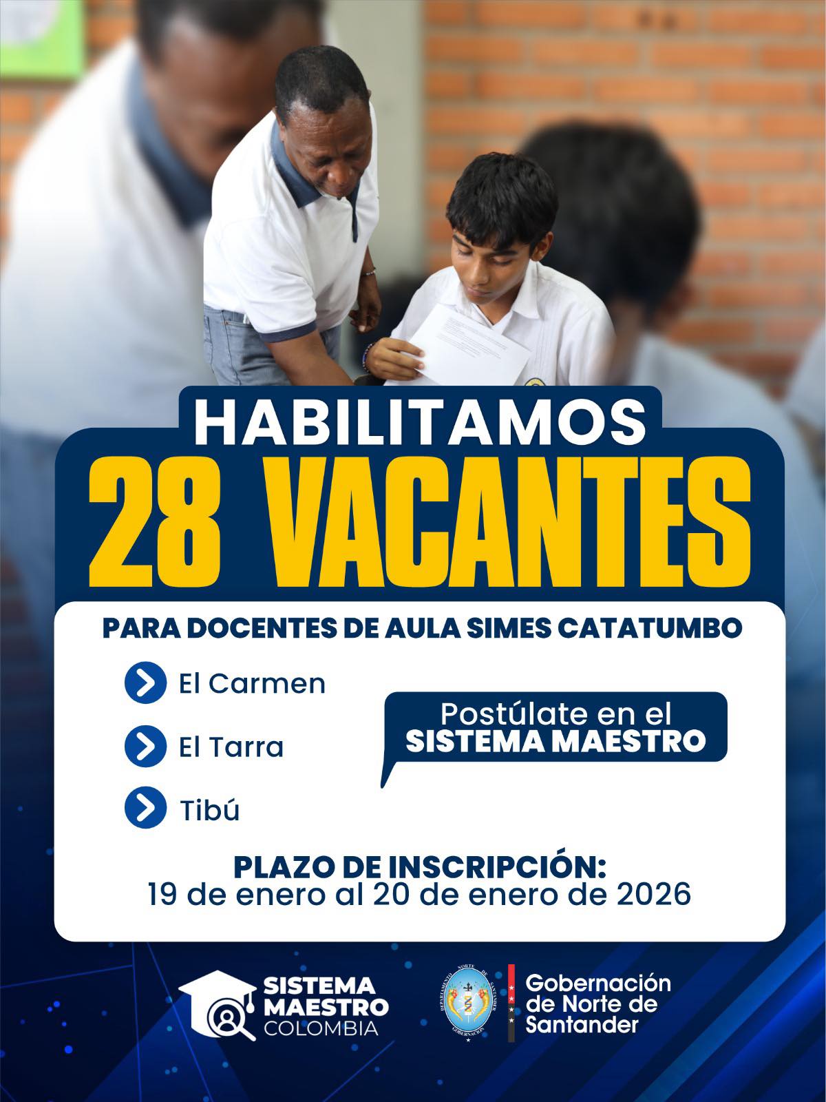 #VacantesDocen... - Secretaría de Educación Norte de Santander | Facebook