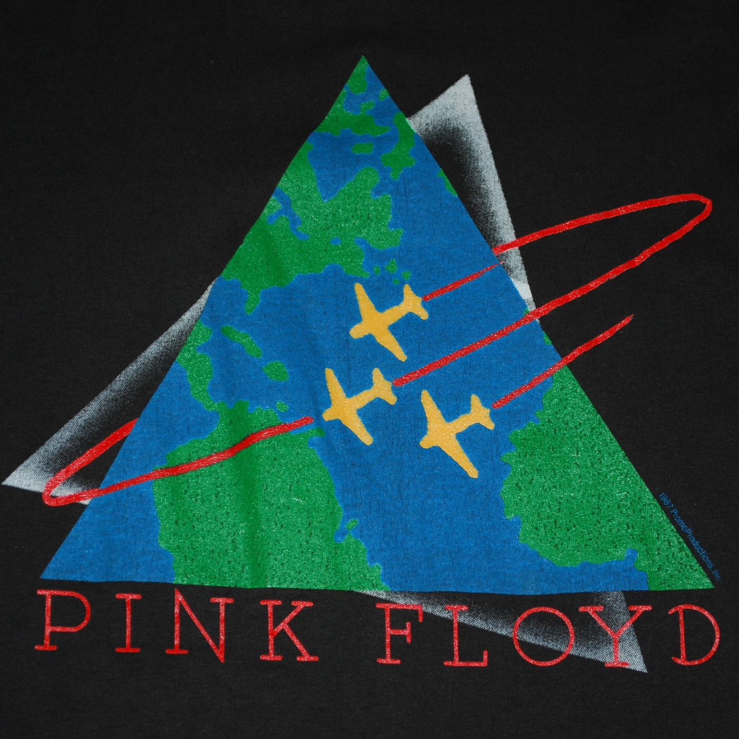 A 1987 tour shirt design: