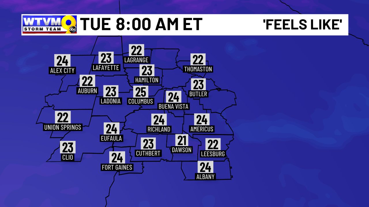 We're still on track to have a freeze overnight. 🥶 Even though