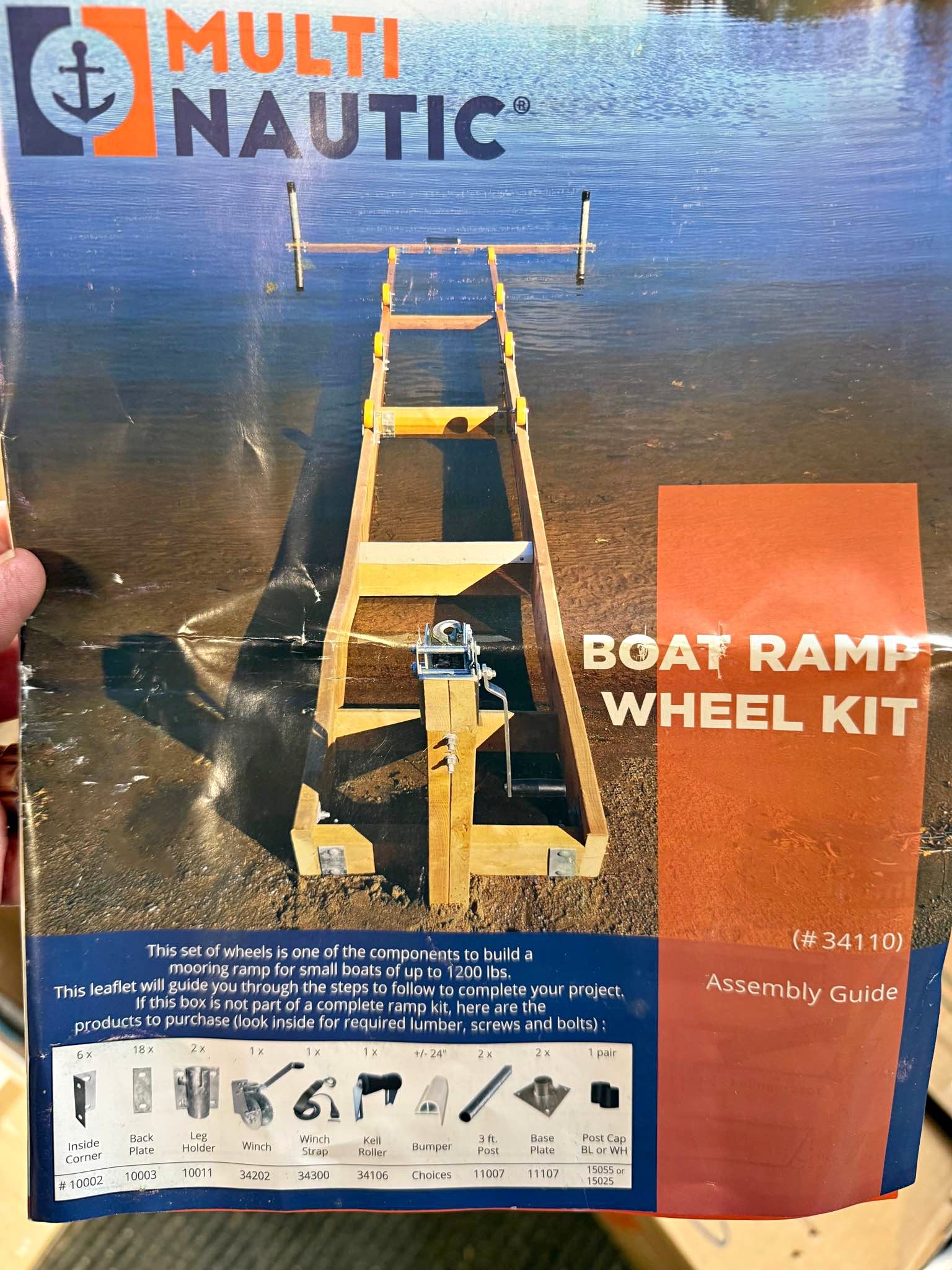 Multinautic boat ramp “wheel kit” JUST the wheel kit. - Remote Control ...