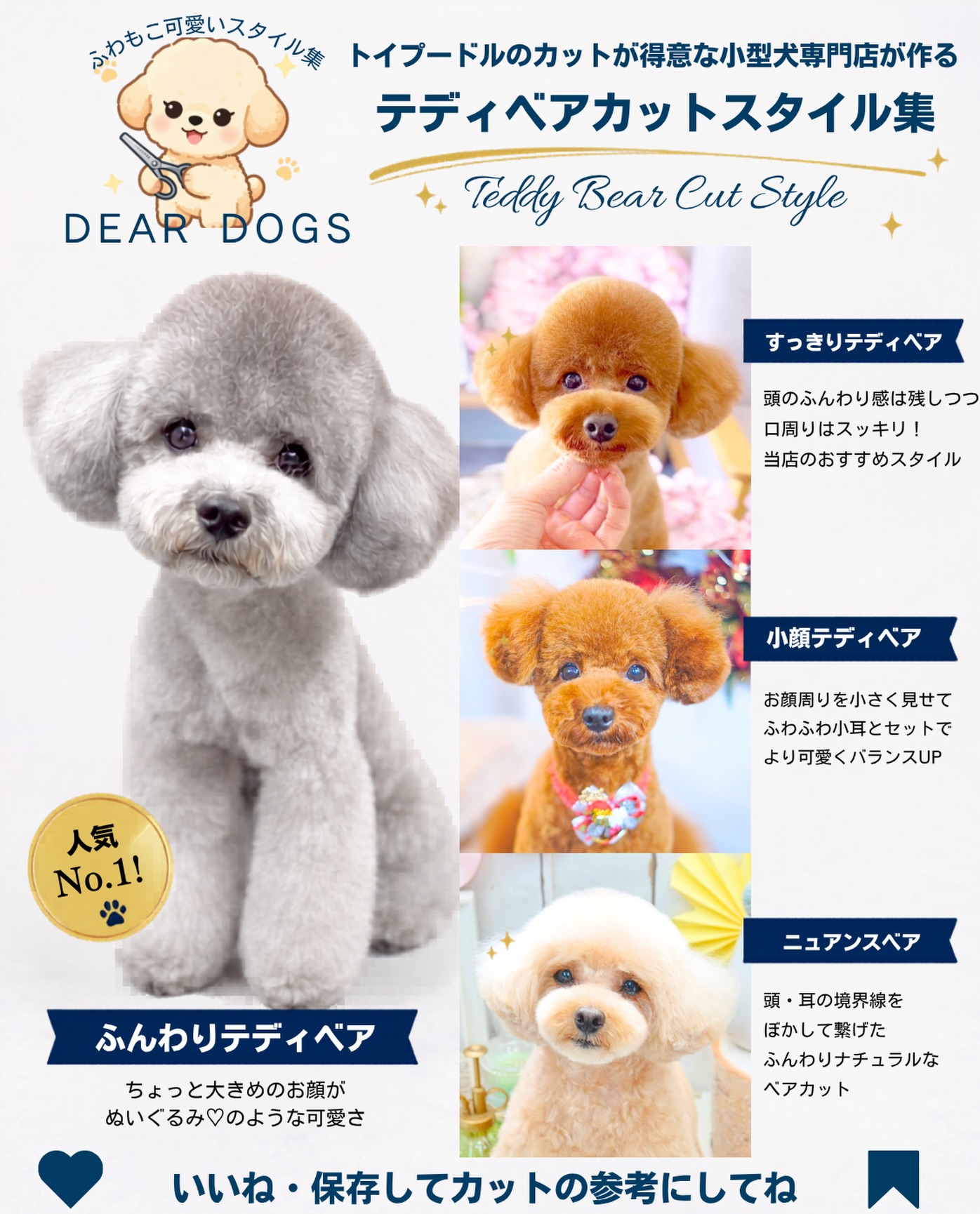テディーベア 犬 かわいい 25 トリミングでかわいいテディベア風に変身 