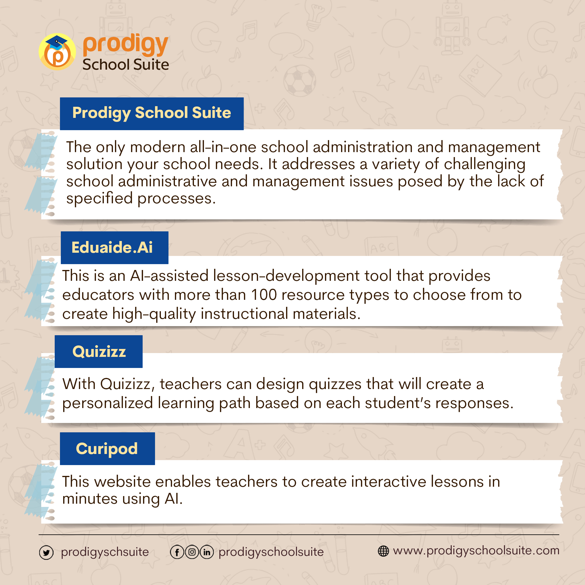 Prodigy School Suite