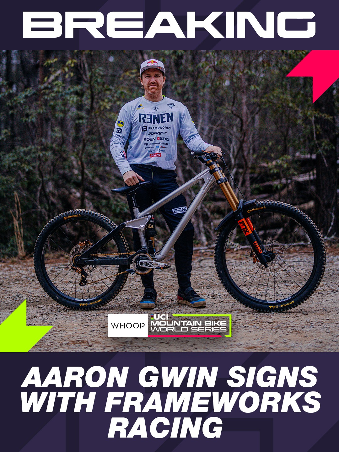 WHOOP - 🚨Aaron Gwin has officially made the move to Frameworks Racing ...
