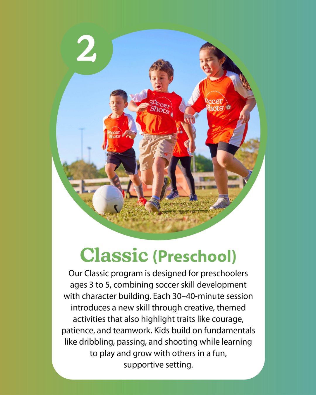 A program for... - Soccer Shots Greater Hartford/Central CT | Facebook