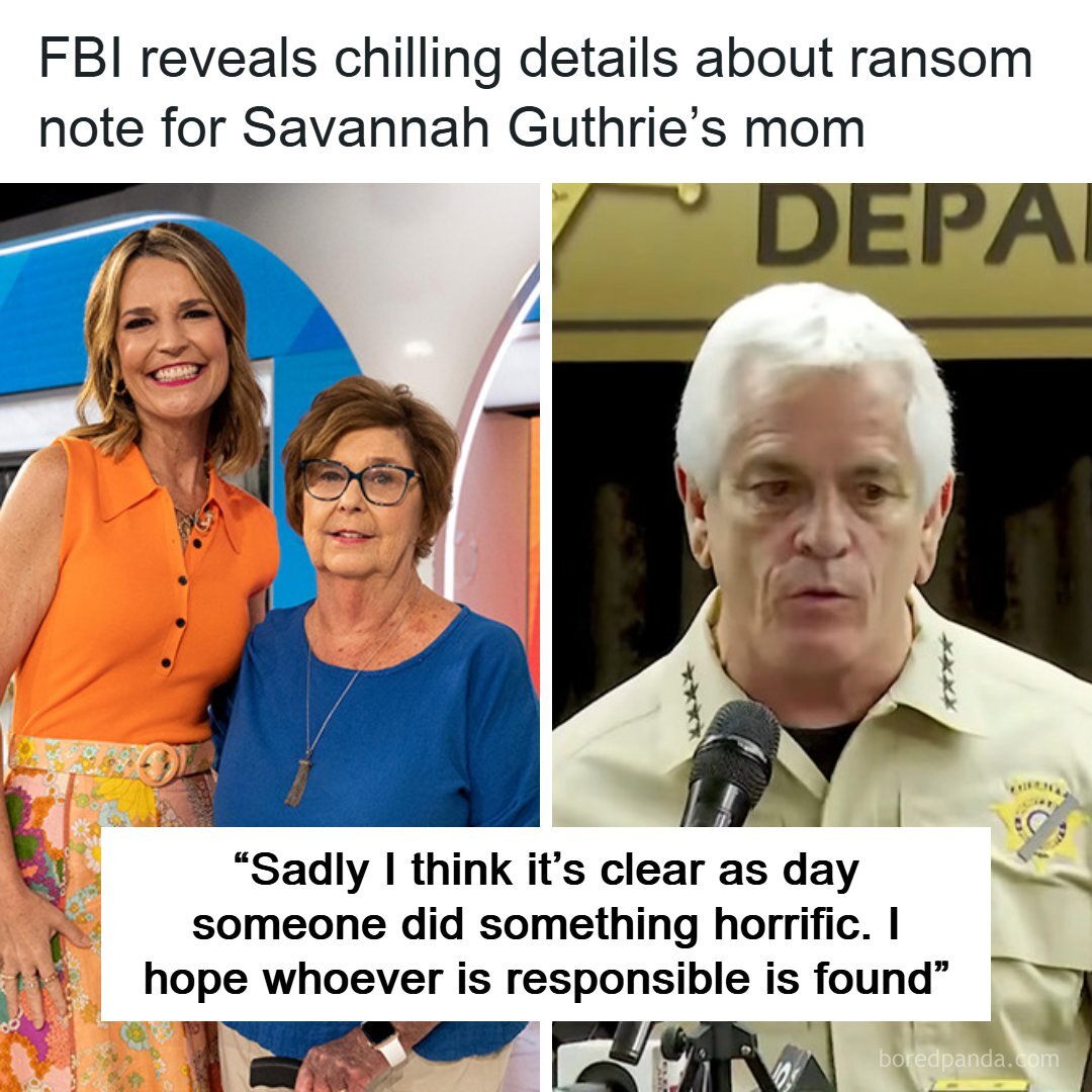 Bored - FBI reveals chilling details about ransom note for Savannah ...