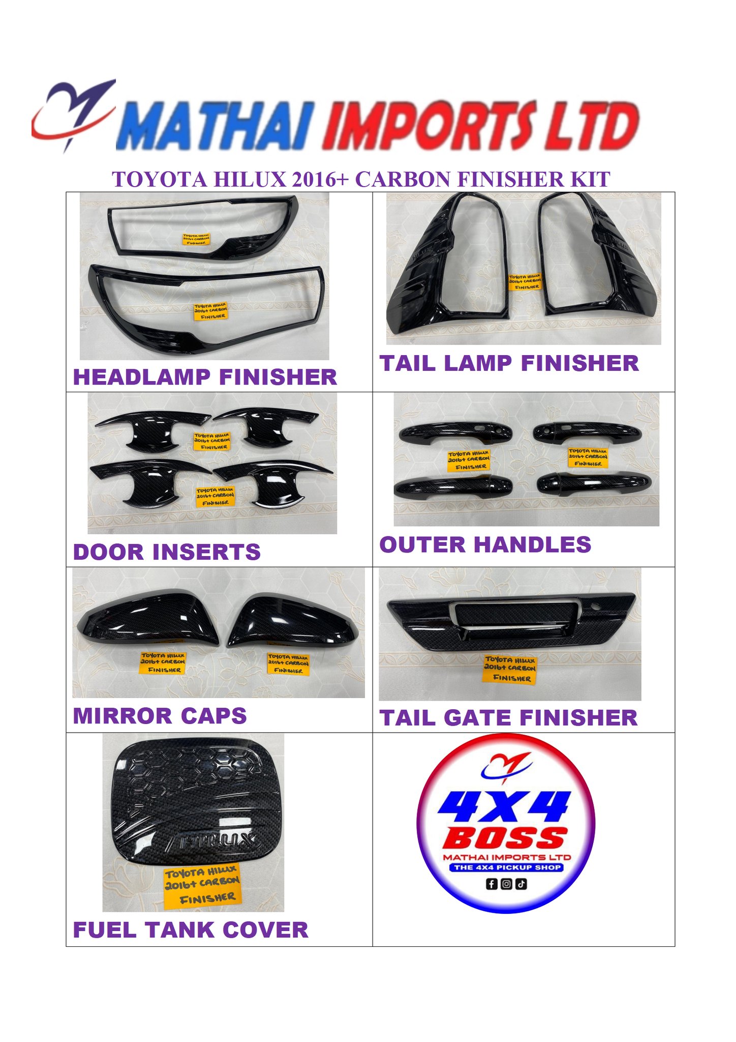 Mathai - NISSAN NP300 2016+ CONVERSION KIT TO NISSAN PRO 4X 2024 ...