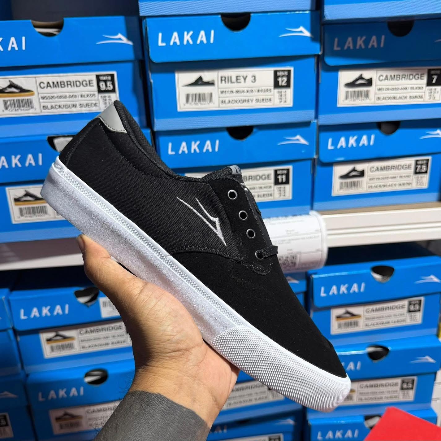 ? 2898 Only Lakai Riley 3 Suede Canvas Mens 9.5/10/10.5/11/12 