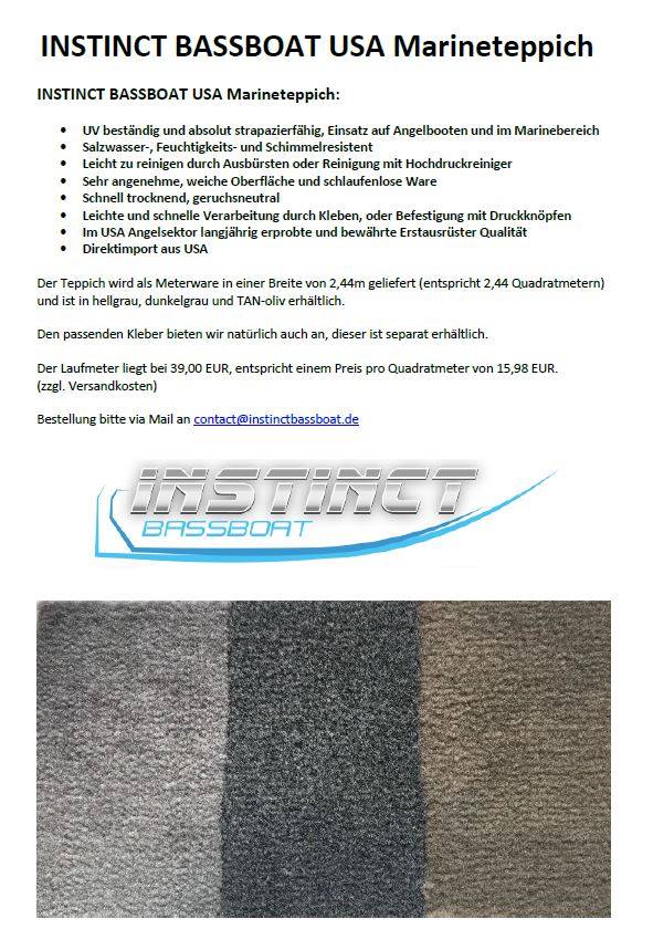 Us Marineteppich Instinct Bassboat Gmbh Instinct Bassboat