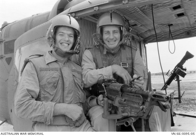 Air - 18 October 1966: 9SQN crewman rescues four personnel from burning ...