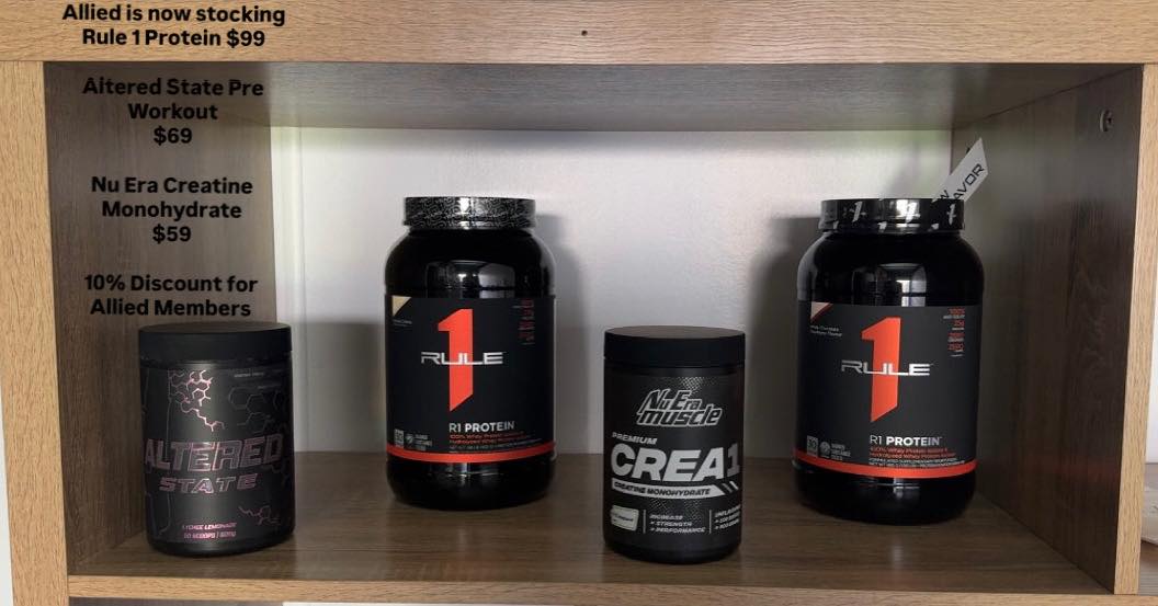 Allied - Allied is now stocking Protein - Creatine and Preworkout 🥳🥳🥳 ...