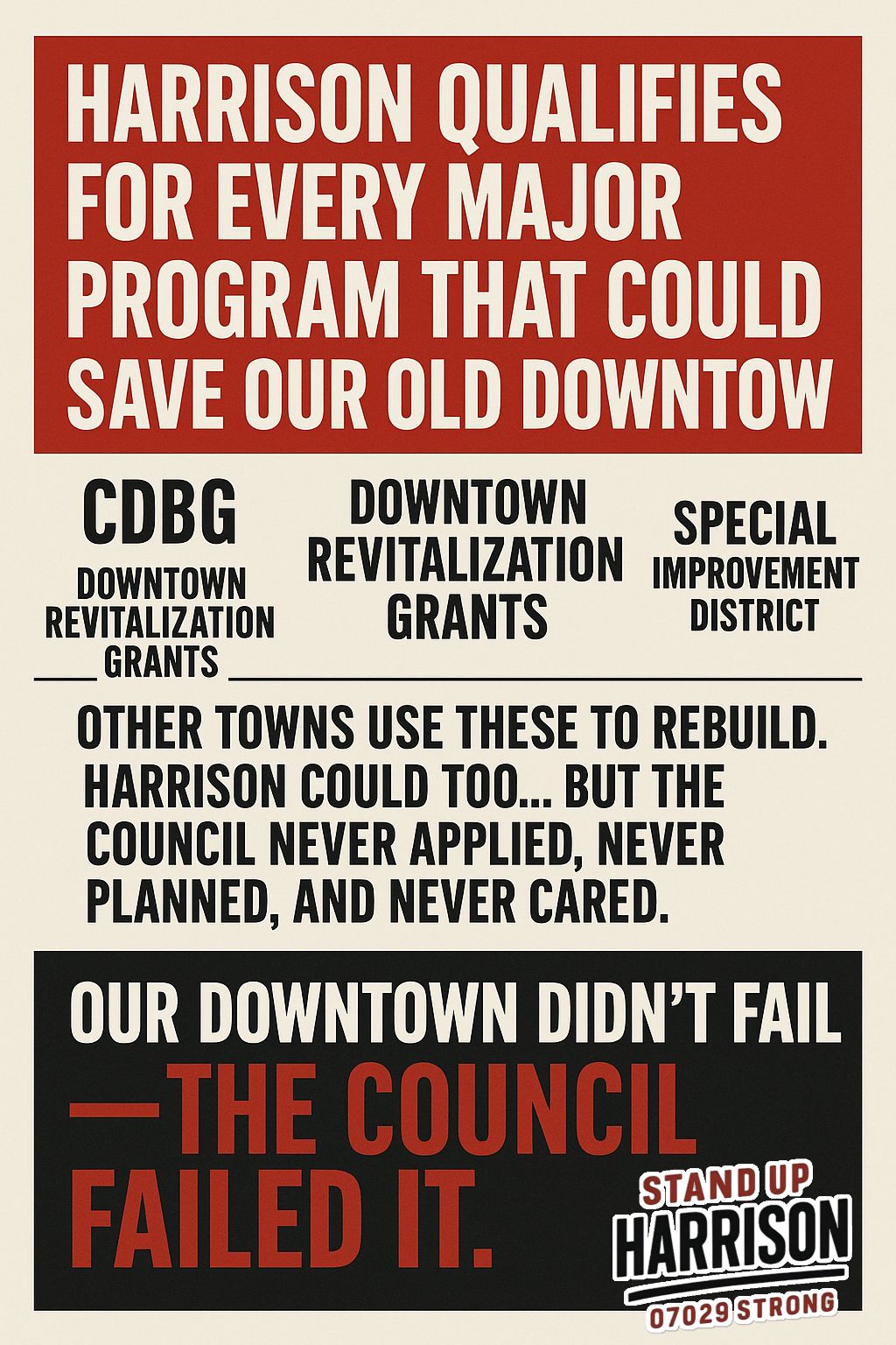 ‼️The Truth Harrison Needs to... - Stand Up Harrison-NJ | Facebook