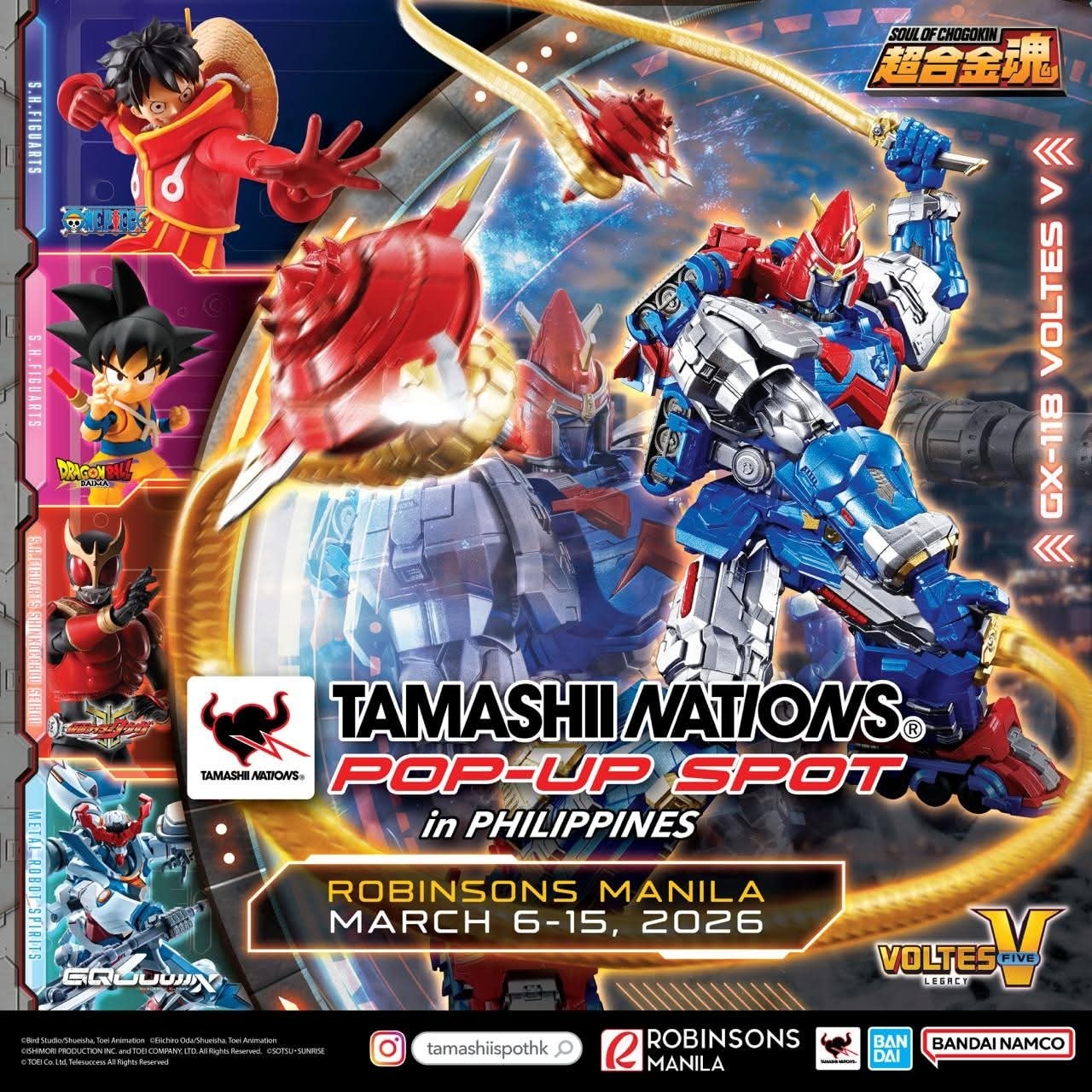 LOOK: TAMASHII NATIONS POP-UP SPOT in the Philippines returns with