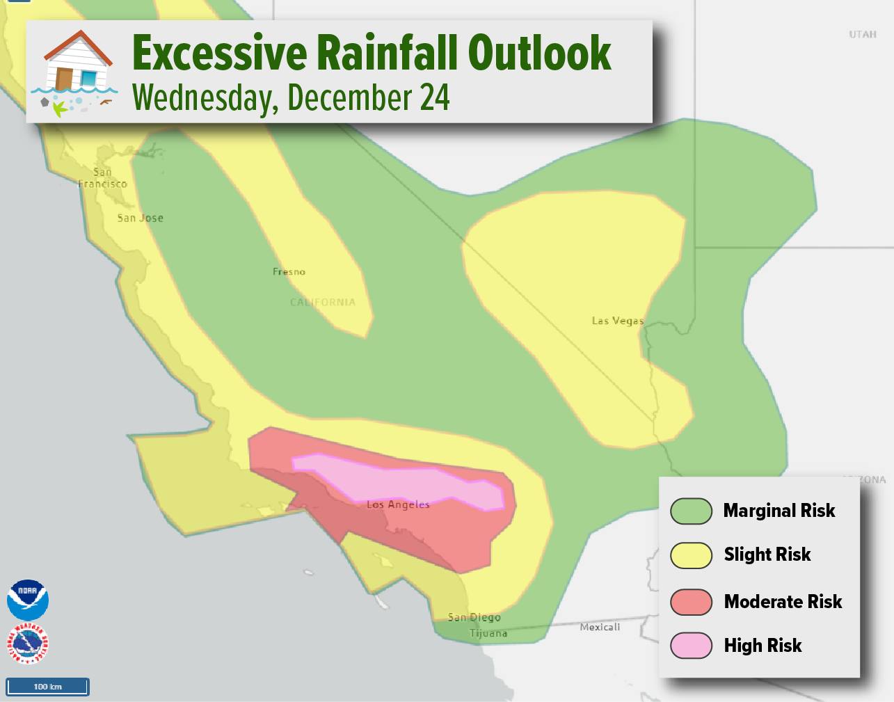 U.S. - A rare High Risk has been issued: 