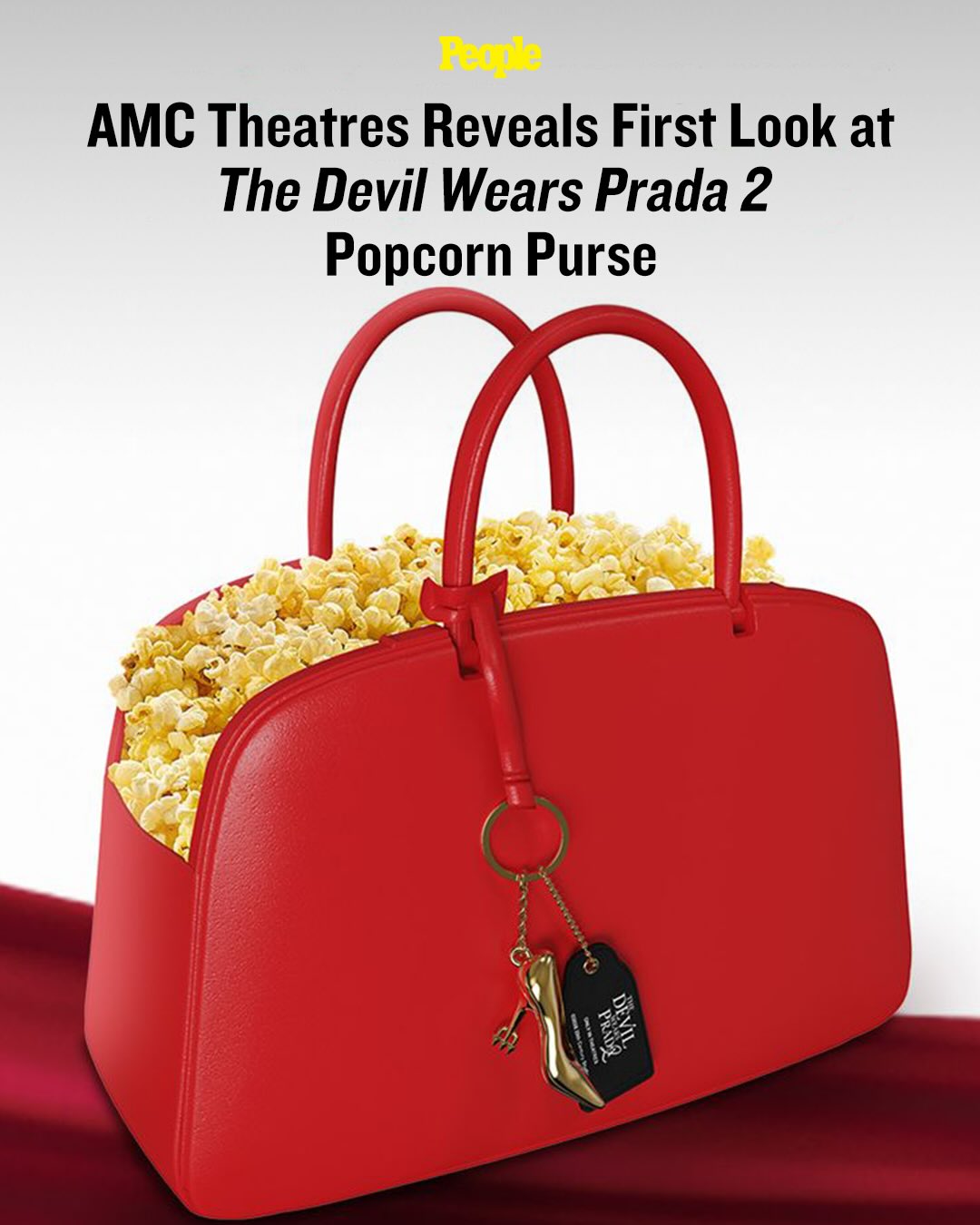 AMC Theatres is releasing a red popcorn bucket and 3D glasses