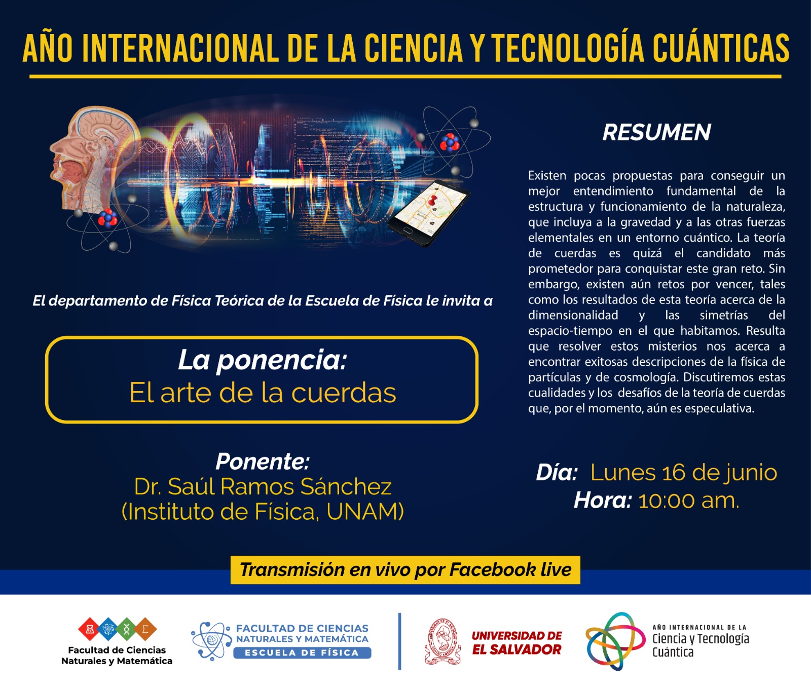 Facultad - La Facultad de Ciencias Naturales y Matemática, a través del ...