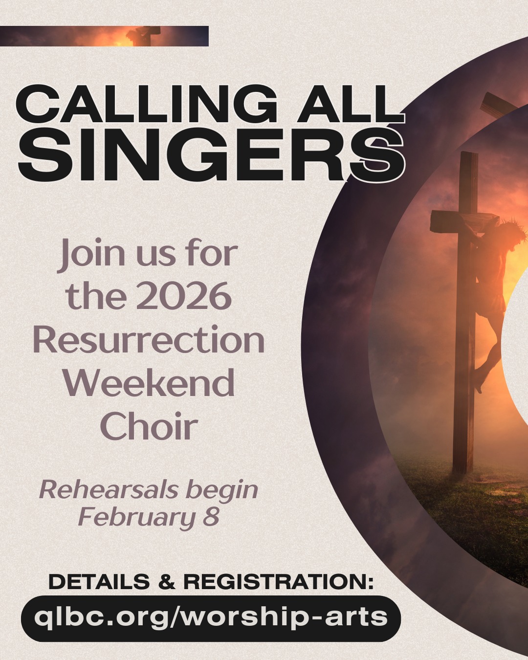 Quail - Singers! Join us for the 2026 Resurrection Weekend Choir ...