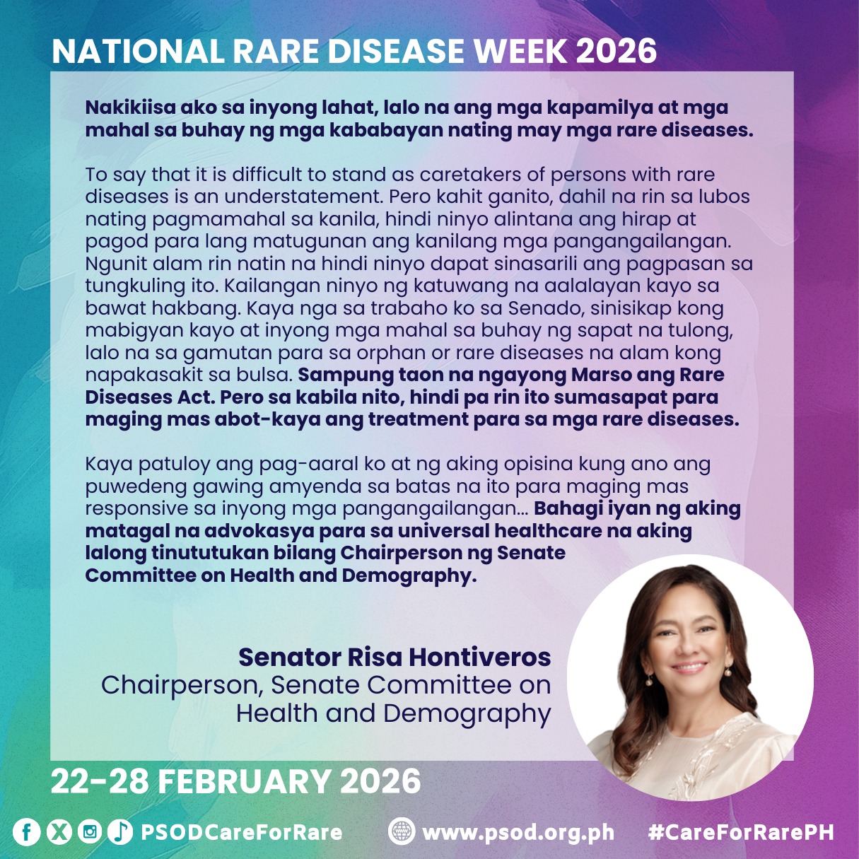 Senator Risa Hontiveros | Facebook