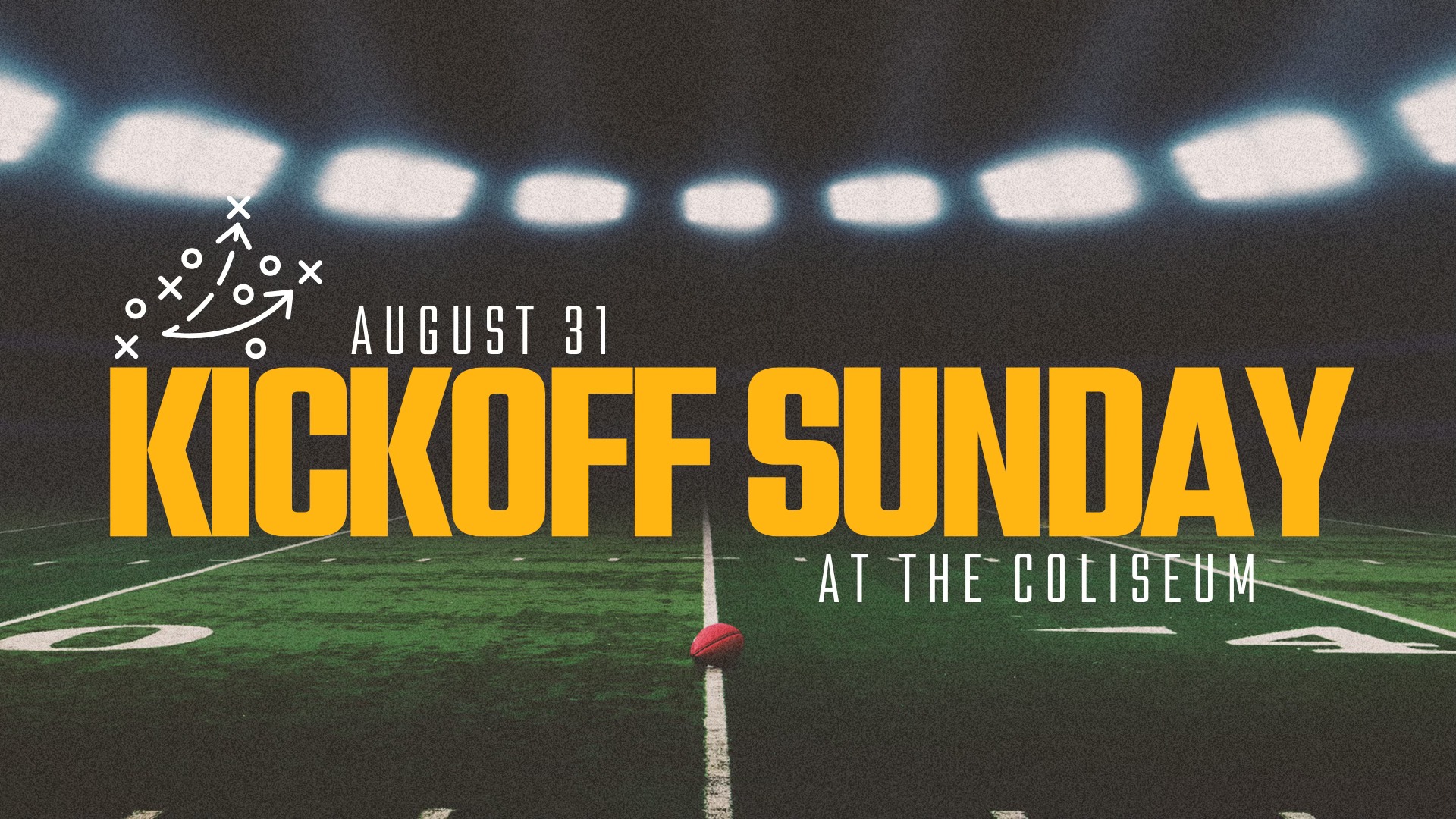Kickoff Sunday- at the Coliseum