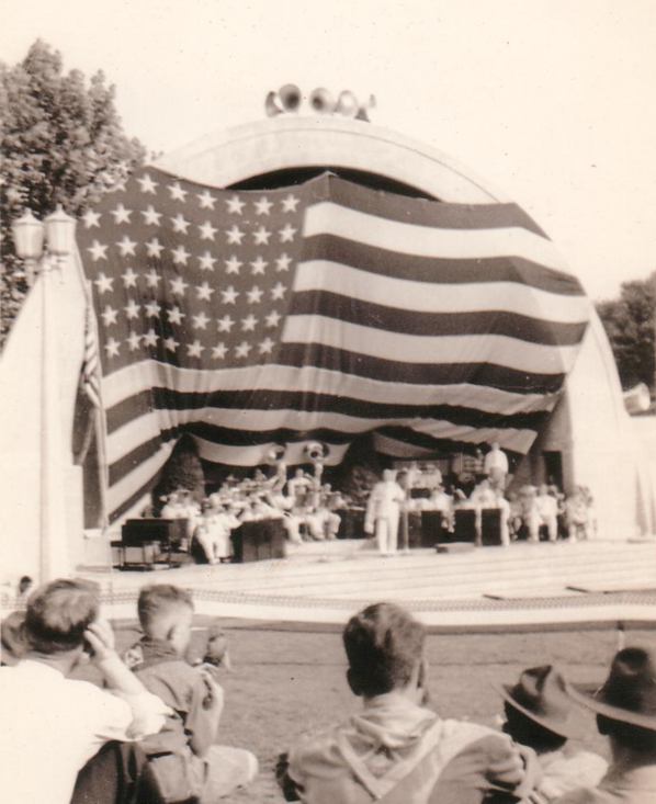 Northern - Flying Old Glory at the Devou Park bandshell. | Facebook