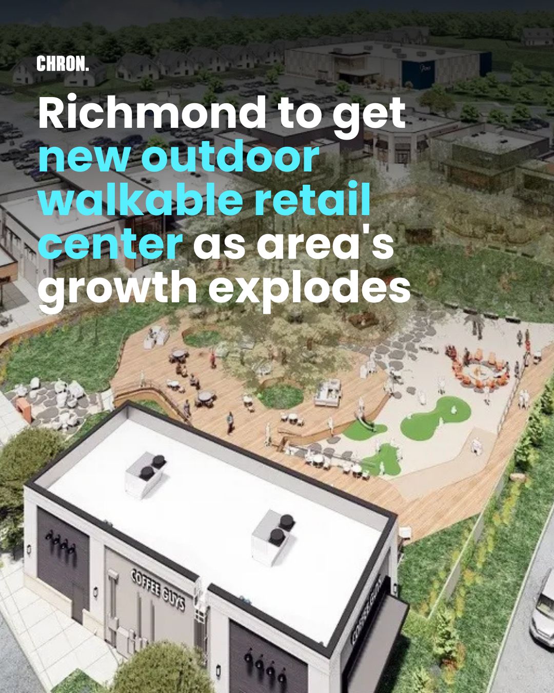 Chron - 🏙️ A fast-growing Houston suburb is getting a... | Facebook