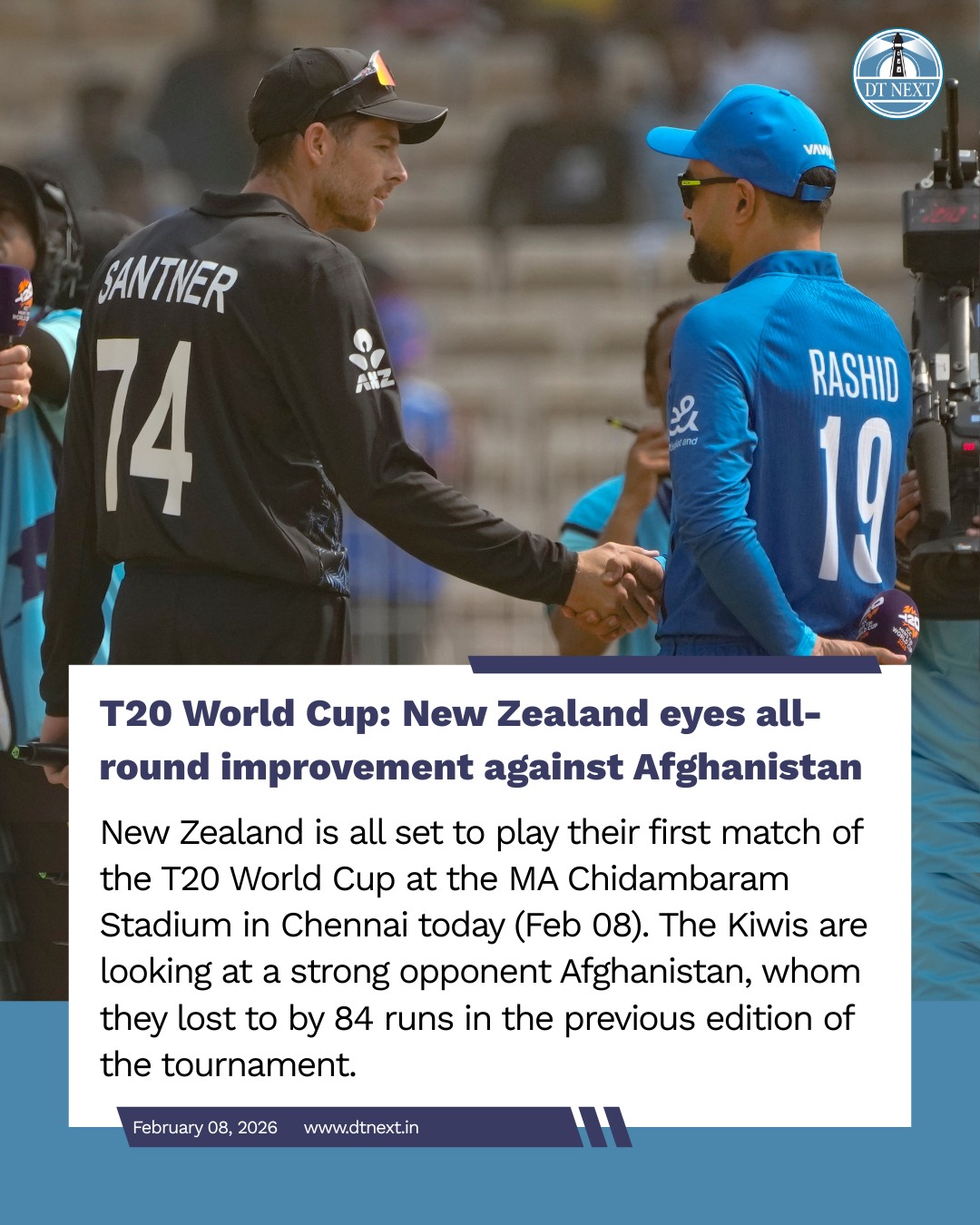DTNext - New Zealand is all set to play their first match... | Facebook