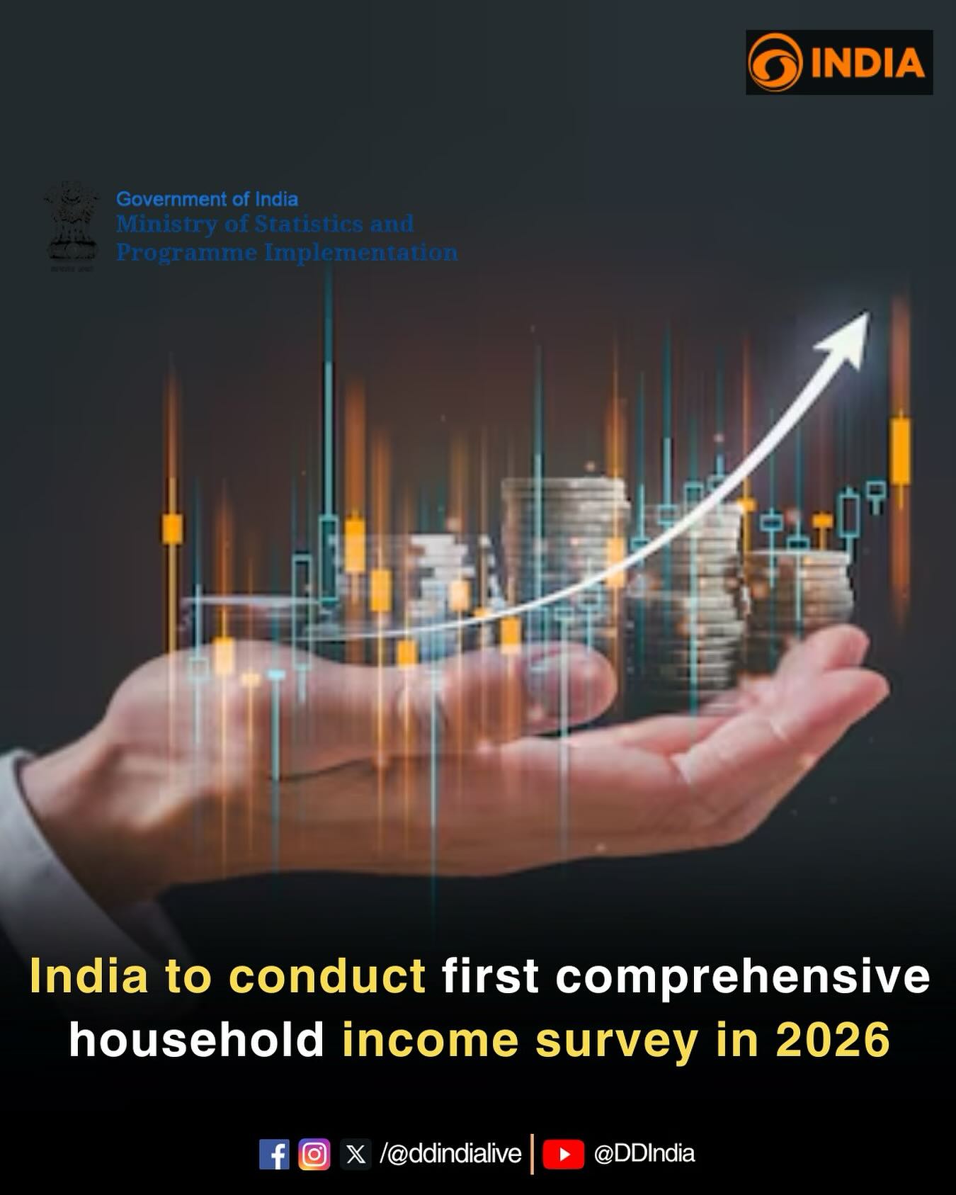 DD - Historic move in Indian statistics! MoSPI to conduct the first ...