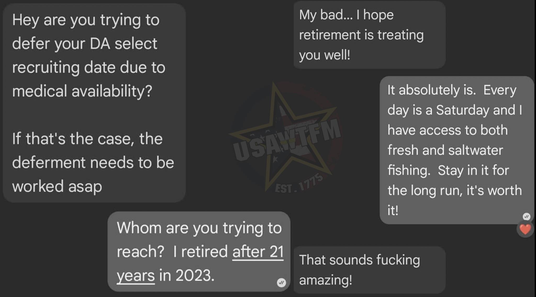 Good looking out trying to... - U.S Army W.T.F! moments | Facebook