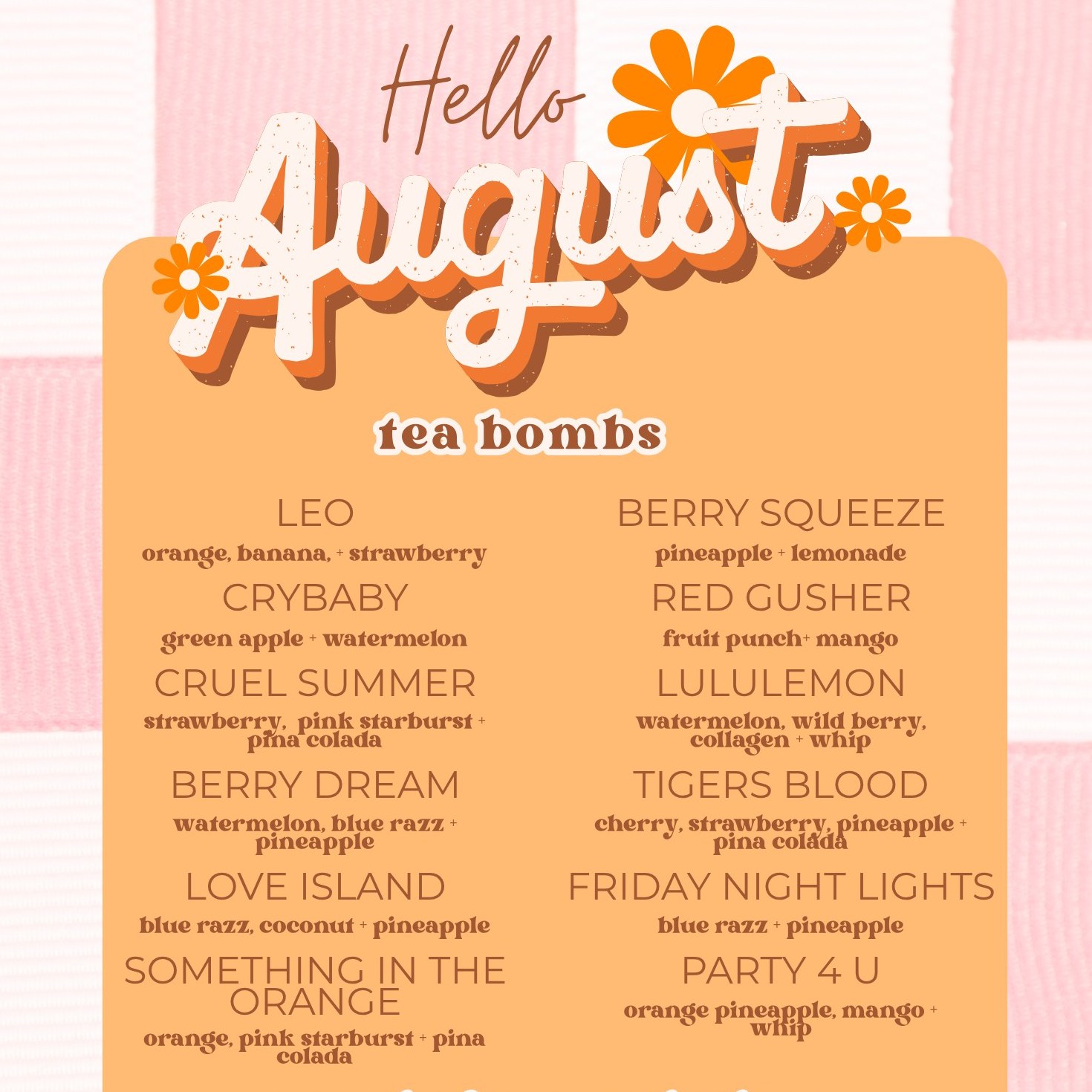 Ardmore - Our August menu just dropped... and it's stacked. New shakes ...