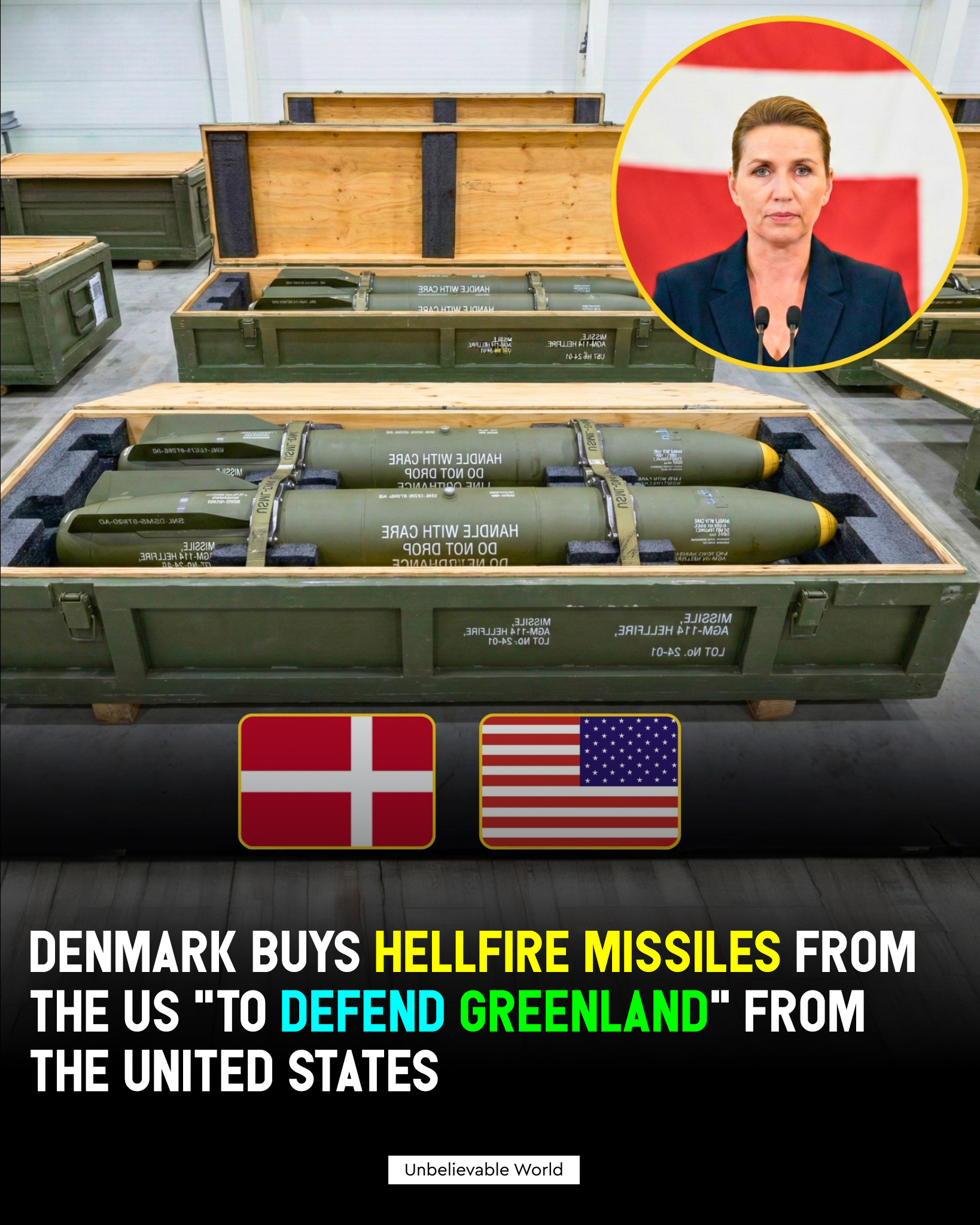 Unbelievable - Denmark has officially approved the purchase of 100 AGM ...