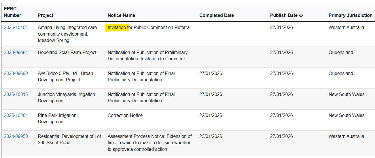 WA/QLD/NSW:... - EPBC (Environment Protection & Biodiversity ...