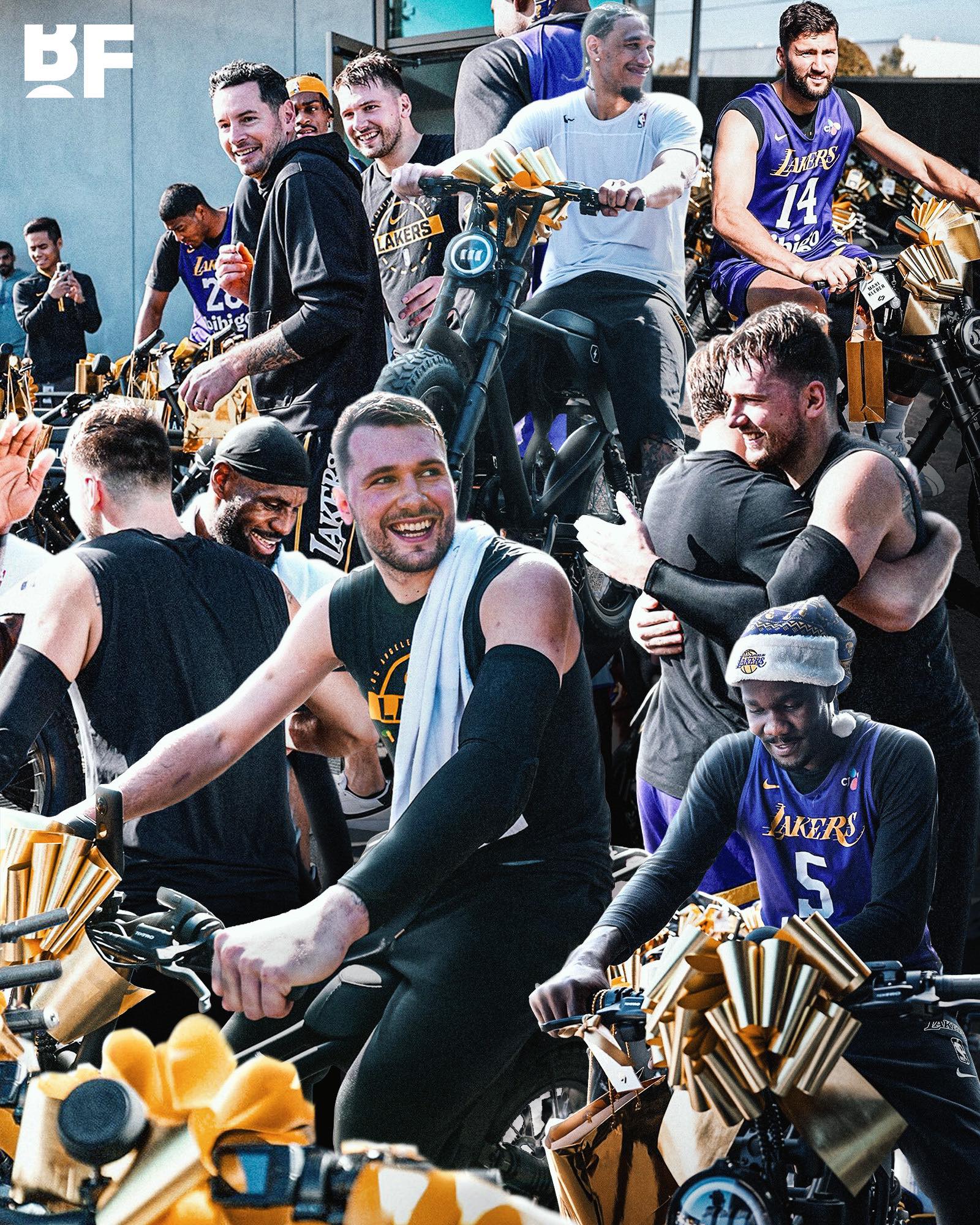Luka Doncic gifted 103 E-bikes to his... - Basketball Forever | Facebook