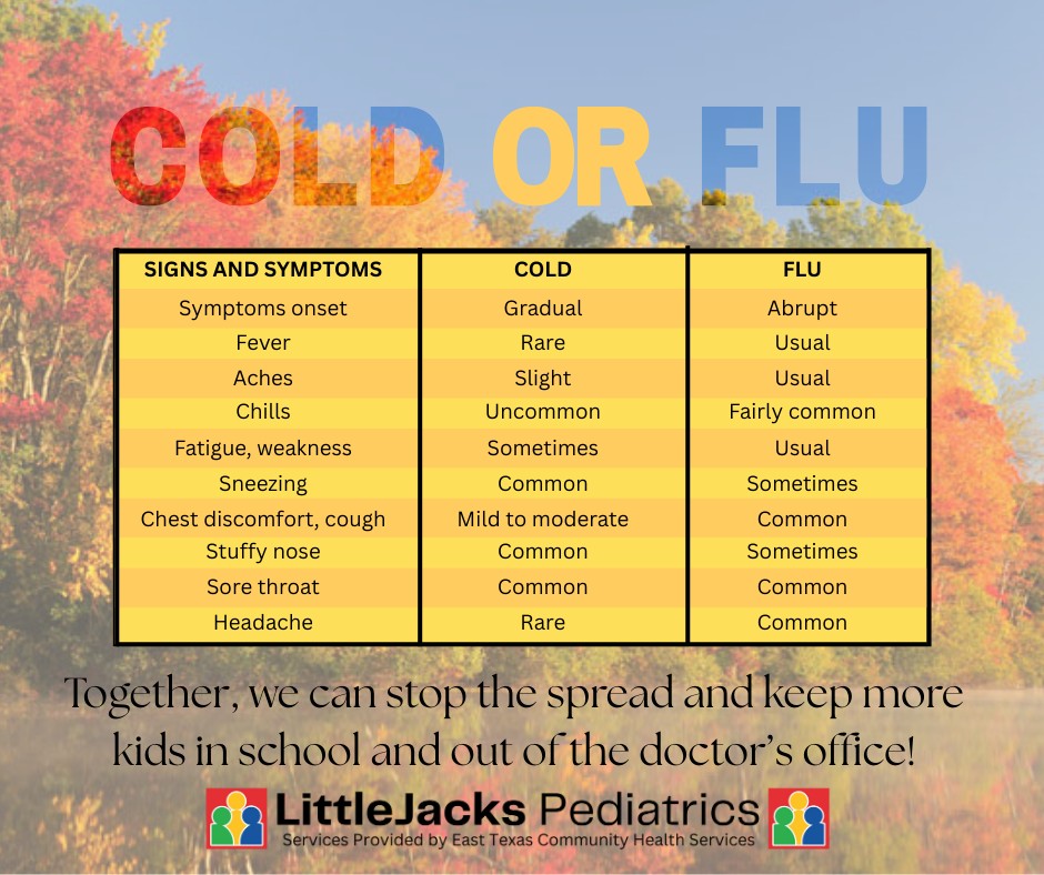 Is it a cold or the... - East Texas Community Health Services | Facebook