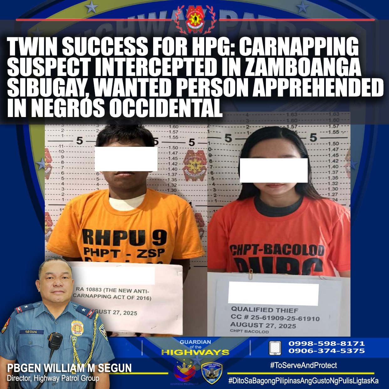 Press Release || August 29, 2025... - HIGHWAY PATROL GROUP | Facebook