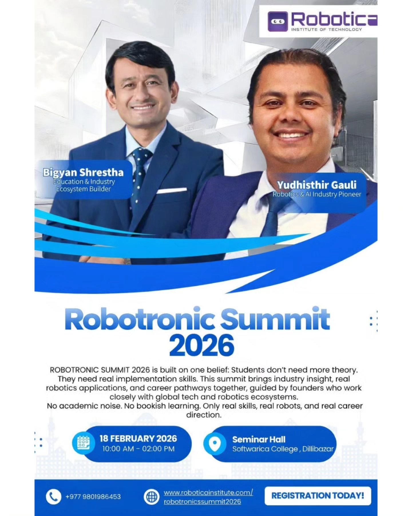 Softwarica - Robotronic Summit 2026: Bridging Education and Industry ...