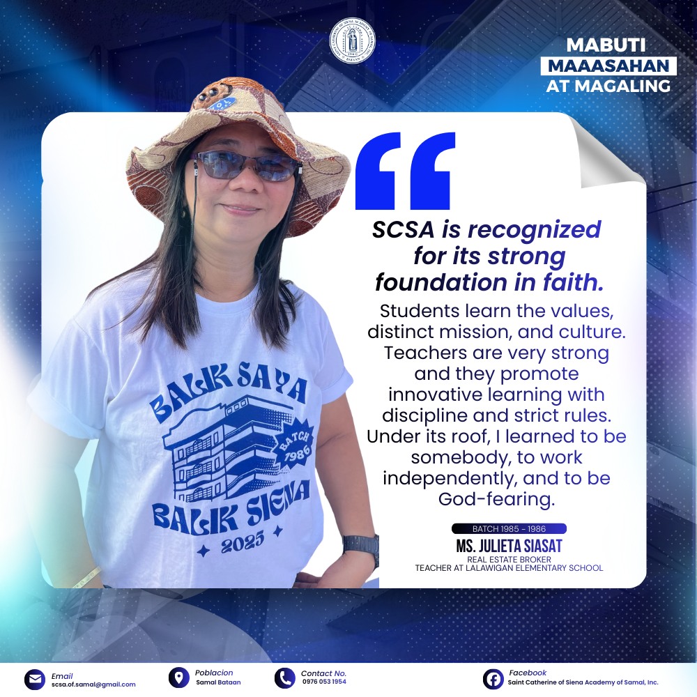 In... - Saint Catherine of Siena Academy of Samal, Inc. | Facebook