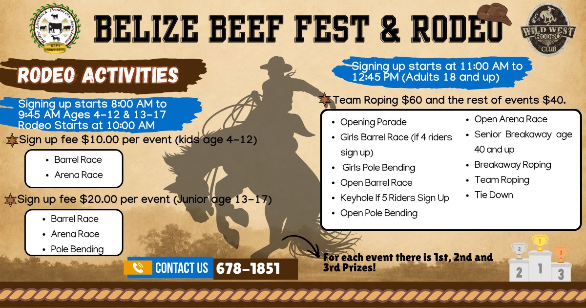 Who's ready to ride? The Belize Beef Fest & Rodeo is calling all ...