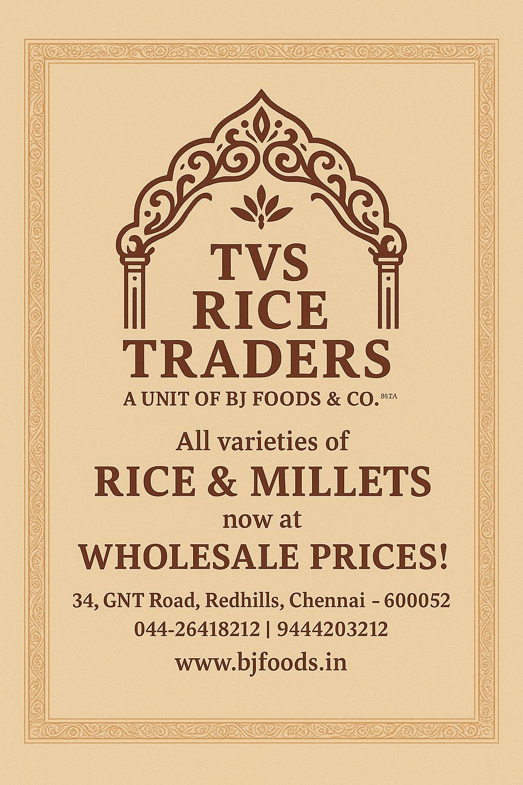 T.V.S Rice Traders | Chennai
